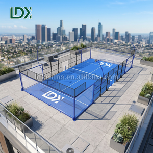 Cancha de Pádel Panorámica con Vidrio Templado de 12 mm para Club Deportivo, Kit Completo para Cancha de Pádel Interior y Exterior - Product Image 6