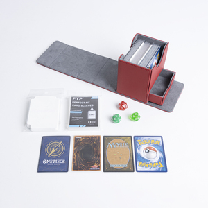 Boîte à dés en cuir PU 100+ Premium PU Trading Yugioh Gaming avec aimant, grande boîte de deck, boîte de deck de jeu de cartes TCG Pokemoned - Product Image 6