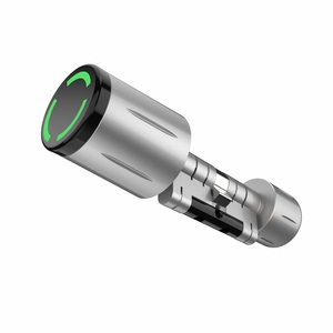 Hot bán Keyless 3 thẻ Ic vân tay Euro xi lanh điện tử với Núm thông minh công nghệ cao kiểm soát truy cập - Product Image 4