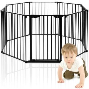 <span class=keywords><strong>Corralito</strong></span> interior para bebé, 6 paneles, puerta de seguridad, cerca para bebé, <span class=keywords><strong>corralito</strong></span> plegable - Product Image 2
