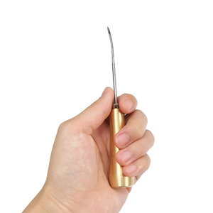 Metal <strong>Leather</strong> Shoes Canvas Tent Copper Handle Stitcher Taper Craft Needle Shoe Repair Awl <strong>Sewing</strong> Tool <strong>Kit</strong> - Product Image 2