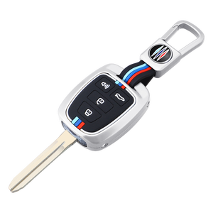 Étui de protection pour <span class=keywords><strong>clé</strong></span> de voiture en alliage de zinc et gel de silice pour Toyota FJ LAND CRUISER, ancien RAV4, Plarad, <span class=keywords><strong>porte</strong></span>-clés à brancher, sac à clés - Product Image 1