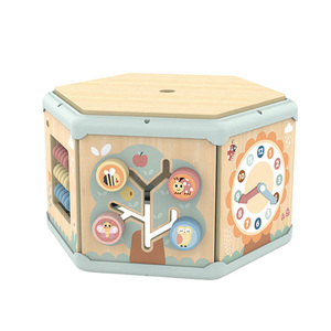 Trẻ Em 6 Bên Bead Mê Cung Bằng Gỗ Hoạt Động Cube Đồ Chơi bận rộn Bead Hộp Đồ Chơi Giáo Dục Cho Trẻ Em Học Tập - Product Image 4