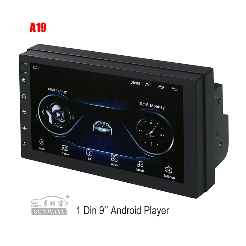Wifi Bt Spiegel Link Multimedia 2 Din 1080P 7 Inch Gps Navigatie Auto Universele Android Auto Mp5 Radio Video dvd Auto Speler