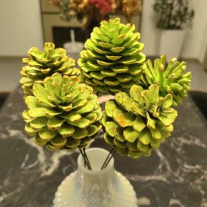 Ingrosso di Coni di Pino Naturali, Noci di Pino, Fiori Secchi per Decorazioni di Laurea, Festa della Mamma, Pasqua, Natale, Dipinti a Mano - Product Image 6