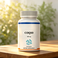 Coenzyme Q10 Liposomal (Ubiquinol CoQ10) 200 ml Capsules Molles Haute Absorption Énergie Cardiaque - OEM Marque Privée 120 Capsules