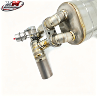 Système d'échappement Catback en titane KM pour Ferrari F430 4.3L V8 2005-2009 avec valve à commande à distance, silencieux de performance amélioré