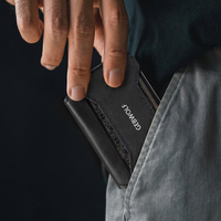 Dompet Kartu Tipis untuk Saku Depan dengan Penutup Magnetik, Anti RFID, Minimalis