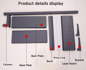 Scaffale Regale da Supermercato Personalizzato con Struttura Regolabile in Acciaio per Negozi di Alimentari - Product Image 4