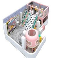 Juegos Infantiles Personalizados Estilo Pastel, Castillos Inflables Pequeños, Centro de Juegos Familiar, Equipo de Juegos para Interiores