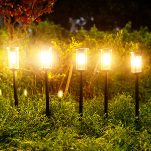 ไฟสวนพลังงานแสงอาทิตย์กลางแจ้งกันน้ำ LED สำหรับทางเดิน ตกแต่งภูมิทัศน์ ไฟสนามหญ้าสำหรับสวน ลานบ้าน - Product Image 1