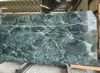 Dalle de marbre vert naturel Goldwin Stone, design moderne, découpée sur mesure, Verde Alpi, Marmi Verde Alpi Scuro, polie, grande taille