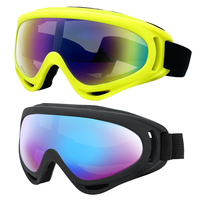 Dilupu Hommes Femmes Enfants Adultes Lunettes de Ski Snowboard Moto Lunettes ATV Lunettes pour Garçons et Filles