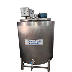 Pasteurisateur automatique de produits laitiers de 400 litres, cuve en acier inoxydable pour la préparation de crèmes glacées, de lait et de produits alimentaires liquides - Product Image 1