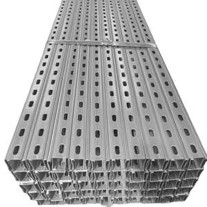 Profilés en acier galvanisé à chaud / pré-galvanisé 41x41 pour montage solaire - Product Image 4