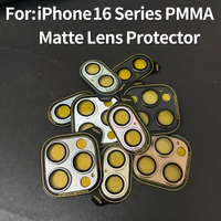 Protection d'objectif photo intégrée en métal pour iPhone 17 Pro Max 16 Plus 15 Pro 14, film anti-traces de doigts pour anneau d'objectif