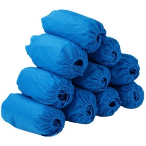 La Fábrica Protectora SP/Zizhu Shanghai suministra cubrezapatos desechables de PVC azul para fábricas de alimentos, talleres y uso doméstico. - Product Image 2