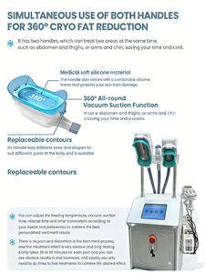Macchina Professionale per Criolipolisi a 360° con Doppio Manipolo, Rimozione del Grasso con Lipo Laser - Product Image 2