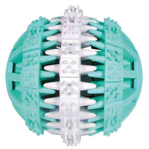 Juguete Masticable para Mascotas, Bola Divertida con Sabor a Menta, de Caucho Natural, 7 cm - Product Image 1
