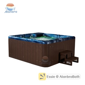 <span class=keywords><strong>Bain</strong></span> à remous carré pour 6 personnes Jacuzzi extérieur Luxe Sexy Hydro Massage Balboa <span class=keywords><strong>Bain</strong></span> à remous en acrylique pour <span class=keywords><strong>jardin</strong></span> - Product Image 6