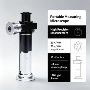 Microscope de mesure portable JC-10 JC4-10 Haute précision 20X 40X Éclairage LED pour la mesure industrielle - Product Image 2
