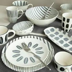 Joyye Nordic dinnerware set hot sale ceramic set dinnerware latest design dinnerware sets