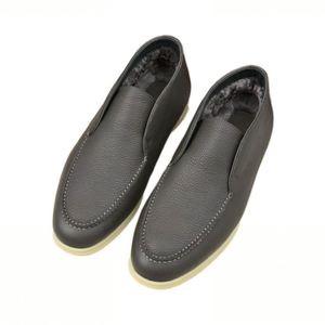 Chaussures en cuir décontractées pour hommes, style italien, à enfiler, pour la marche en toute simplicité. - Product Image 5
