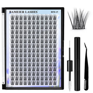 Wispy Soft Cachemira Lash Cluster Autoadhesivo Coreano PBT <span class=keywords><strong>Natural</strong></span> No se necesita pegamento Extensión <span class=keywords><strong>de</strong></span> <span class=keywords><strong>pestañas</strong></span> - Product Image 1