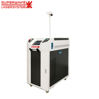 Nouvelle soudeuse laser à fibre portative 2000W 3000W, machine de soudage et de nettoyage laser multifonction 4-en-1 avec source laser