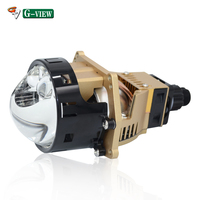 Phare à lentille de projecteur Bi-LED Gview IATF 16949 DOT G17S, faisceau haut et bas, 6000K, lampe de projecteur Bi-Laser pour rétrofit