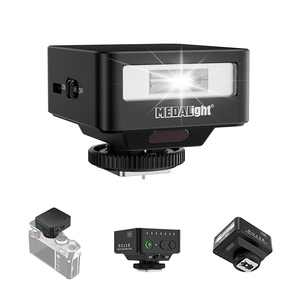 Medalight F30 chuyên nghiệp mini máy ảnh <span class=keywords><strong>Flash</strong></span> cao-tốc độ đồng bộ quang nô lệ kích hoạt có thể sạc lại cho cho cho Fuji RICOH - Product Image 1