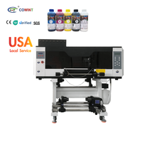 Printer UV Roll Murah 30cm 2025 DTF XP600 Printhead Baru Untuk Printer UV DTF A3 untuk Cetak Stiker Kotak Hadiah Casing Ponsel