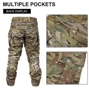 Men's 50% Polyester Water-Resistant Tactical Trousers Durable Hunting Cargo Combat <b>Pants</b> - Product Image 6