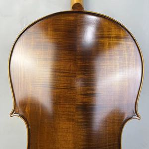 Violín Artesanal con Patrón Mate, Tapa <span class=keywords><strong>de</strong></span> Abeto para <span class=keywords><strong>Violonchelo</strong></span>, Fondo y Lados <span class=keywords><strong>de</strong></span> Madera Maciza <span class=keywords><strong>de</strong></span> Arce, Diapasón <span class=keywords><strong>de</strong></span> Ébano, Cuerdas <span class=keywords><strong>de</strong></span> <span class=keywords><strong>Fibra</strong></span> <span class=keywords><strong>de</strong></span> <span class=keywords><strong>Carbono</strong></span> - Product Image 5