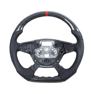 Volante de Fibra de Carbono para Ford Escape1 Focus ST RS Fiesta MK2 MK3, Volante con Luces LED - Product Image 2