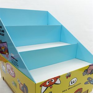 Sinh thái hiện đại có thể gập lại các tông Rack hiển thị cho thư viện và siêu thị sách-mặt đất xếp chồng giá - Product Image 3