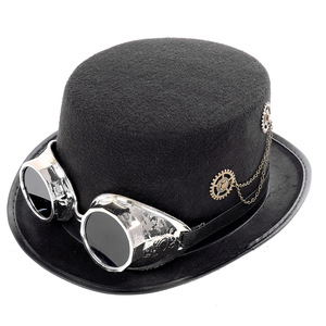 Sombrero Steampunk Vintage Negro con Diseño <span class=keywords><strong>de</strong></span> Cuervo, Estilo Gótico, para Hombre y <span class=keywords><strong>Mujer</strong></span>, Disfraz <span class=keywords><strong>de</strong></span> Halloween - Product Image 6
