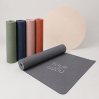 Matras Yoga Portabel Desain Baru Elastisitas Tinggi Langsung dari Pabrik, Perlengkapan Latihan Kekuatan Rumahan Profesional Studio Formfit