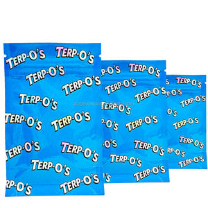 Sacs d'emballage personnalisés à fermeture éclair en plastique Mylar, feuille d'aluminium, fond plat, avec fermeture Ziplock, holographiques, laser, à fond stable - Product Image 5