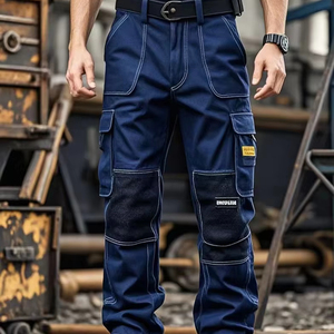 Nouveaux modèles de pantalons de <span class=keywords><strong>travail</strong></span> antistatiques robustes et personnalisés avec genouillères - Product Image 1