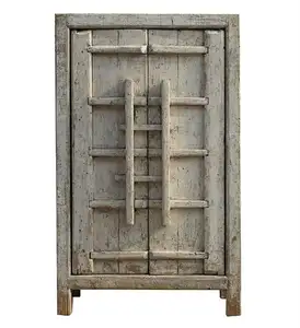 asian chinese recycle furniture antique reclaimed wood dry painting sideboard living room furniture