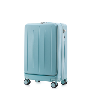 <span class=keywords><strong>Valise</strong></span> de <span class=keywords><strong>cabine</strong></span> de luxe classique à ouverture frontale 28 pouces avec 4 roues pivotantes, porte-gobelet et compartiment pour ordinateur portable tendance - Product Image 4