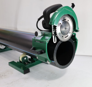 Máquina de Corte de Tubos Manual y Automática para Tubos de Metal, PE, PVC y Plástico de 40-200 mm, Nueva - Product Image 1