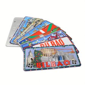 Placa de Matrícula Personalizada con Relieve Vintage, Tamaño Estadounidense, Lámina de Aluminio, Placa de Número de Coche en Blanco para Decoración de Automóviles - Product Image 5