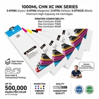 Pigment 100% compatible 1000ML S-6709G S-6710G S-6711G S-6712G/E pour cartouches d'imprimantes 3150R 7150R 9150R