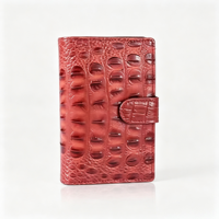 Portefeuilles longs pour femmes Zenos Fashion en cuir de crocodile véritable, porte-cartes, sac à main haut de gamme pour femmes