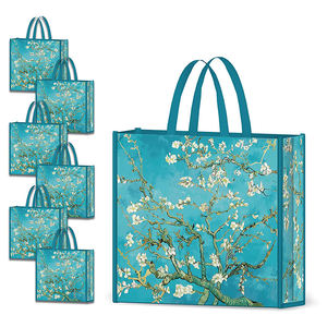 <span class=keywords><strong>Van</strong></span> <span class=keywords><strong>Gogh</strong></span>-pintura <span class=keywords><strong>de</strong></span> flores <span class=keywords><strong>de</strong></span> <span class=keywords><strong>almendro</strong></span> estampada, bolsas <span class=keywords><strong>de</strong></span> compras <span class=keywords><strong>de</strong></span> moda no tejidas, promocional - Product Image 1