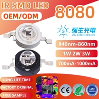 Diode IR LED SMD haute puissance JNJ 940nm 8080 1W 2W 3W avec puce Epistar RoHS 2835 3060 K1 personnalisée pour la culture des plantes (lumière de croissance)