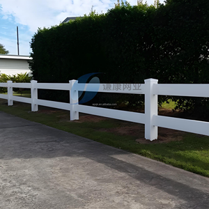 13 Bảng điều khiển + 1 cổng mạ kẽm PVC bọc ngựa tròn hàng rào chăn nuôi hàn hàng rào trang trại gia súc với mô hình 3D - Product Image 5