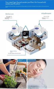 Grifo de filtro de agua con cartucho de filtro de cerámica, grifo de filtro de agua para purificador de agua de grifo de cocina doméstica, Filtro De Agua - Product Image 4